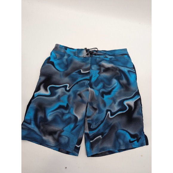 Nike Other - Nike Psychedelic Swimming Trunks Blue Mens size Large Casual Shorts